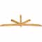 Ekena Millwork Alberta Rough Sawn Timber Gable Bracket, Western Red Cedar, 108"W x 40"H x 4"D x 4"F, 9/12 Pitch GBW108X40X0404ALB00RWR - alternate 4
